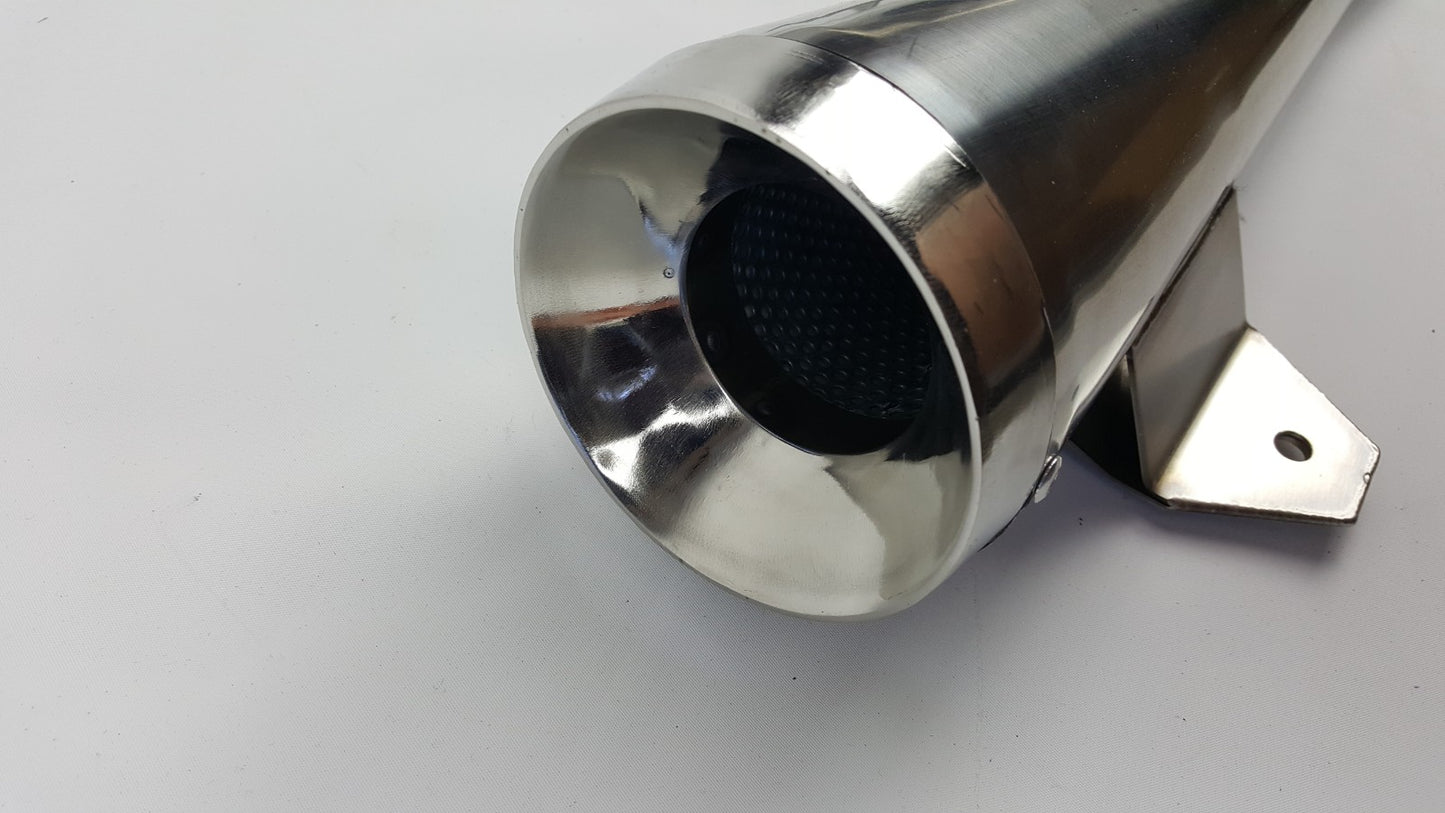 1988-2003 Harley Davidson Sportster Full 2-1 Exhaust Stainless Steel Brushed