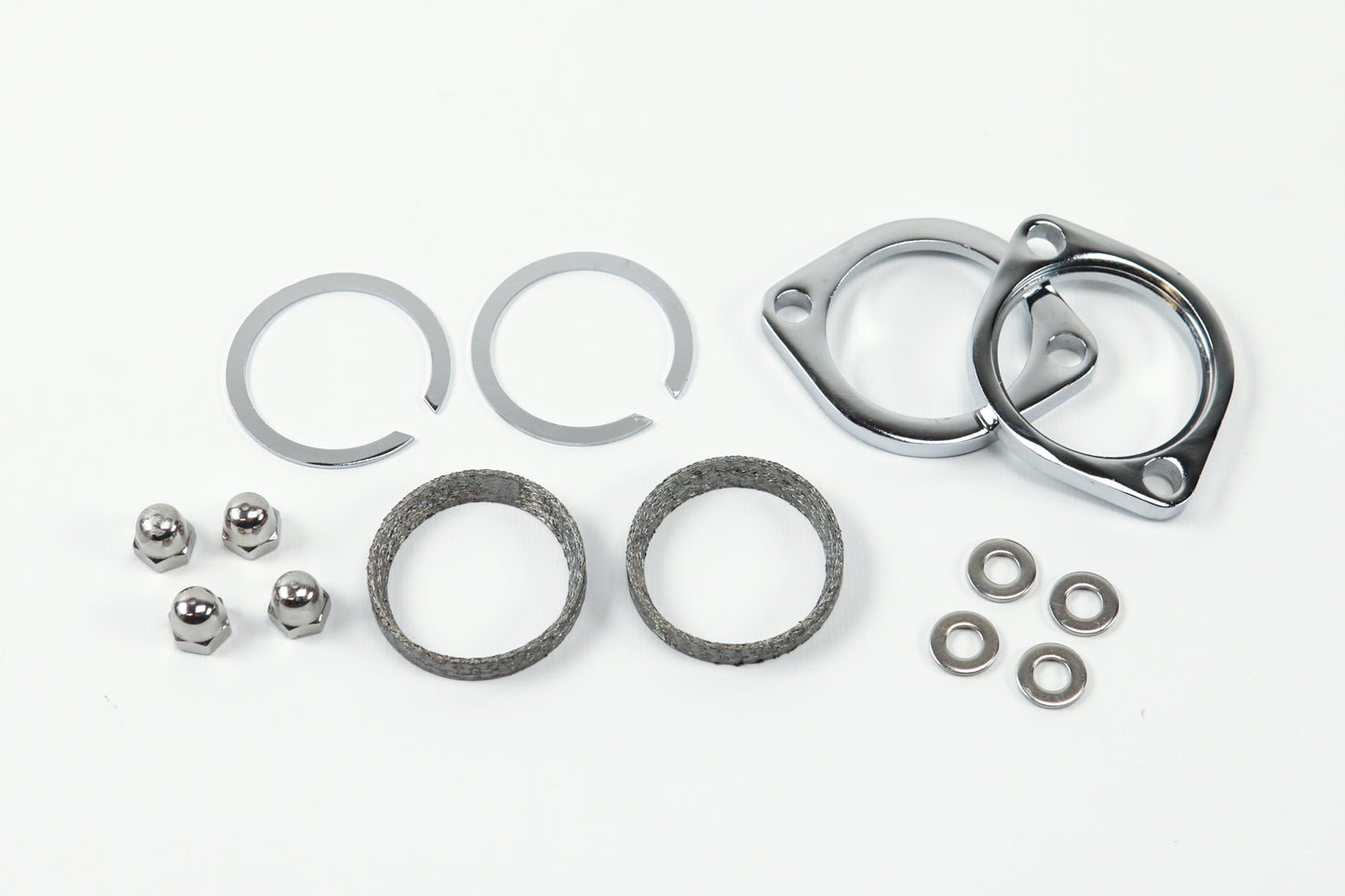 1984-2014 Harley Exhaust Flange, Gasket, Hardware Kit