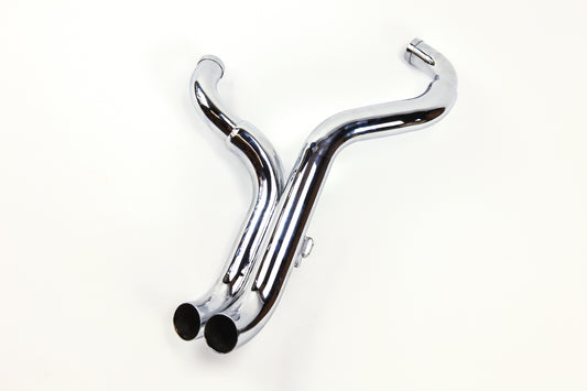 1984-2014 2.25" LAF Chrome Drag Pipes Exhaust Harley Softail Touring Dyna Sportster