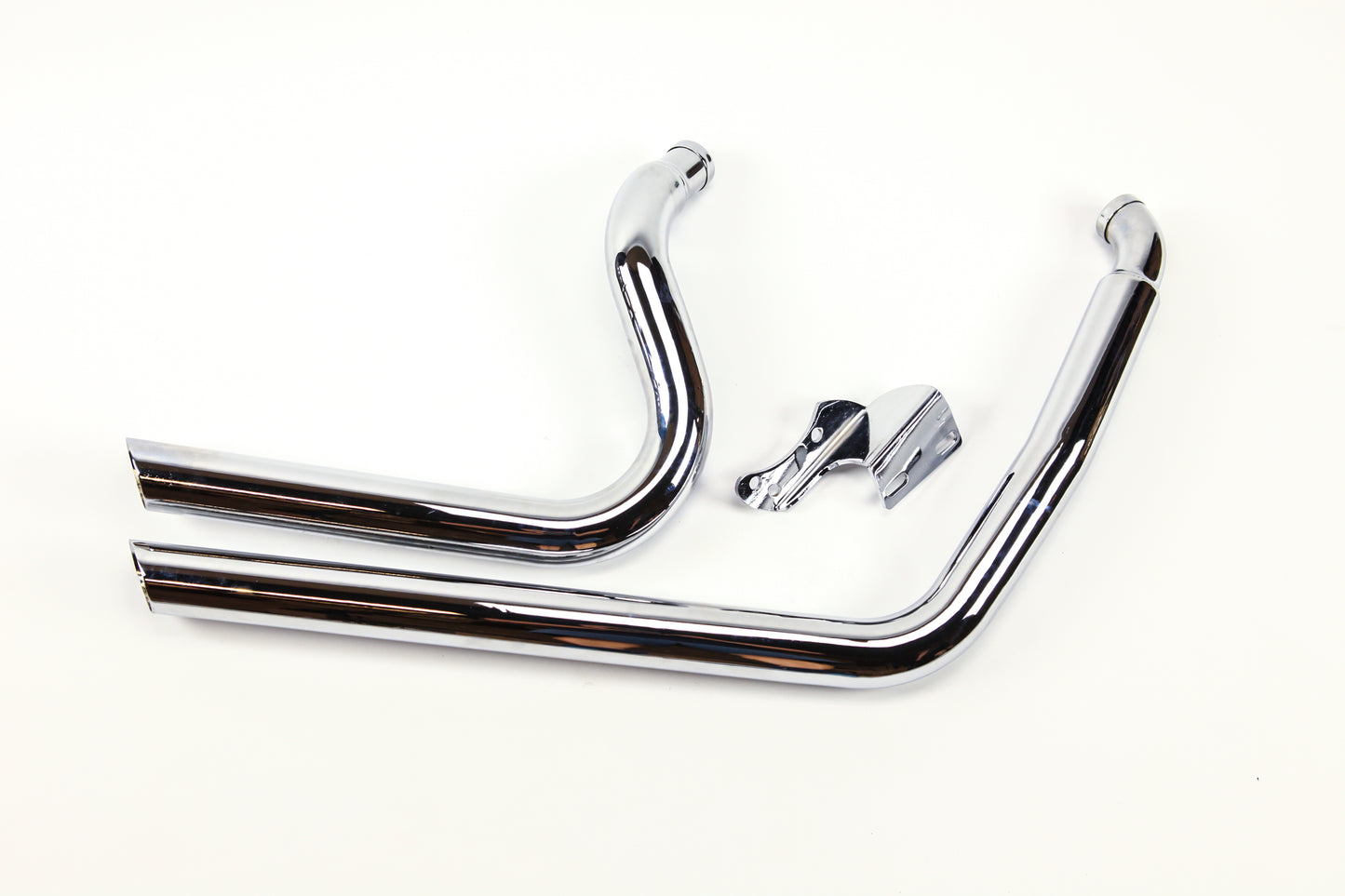95-05 Harley Davidson Dyna Wide Glide Straight Pipe Chrome 2.25" Exhaust