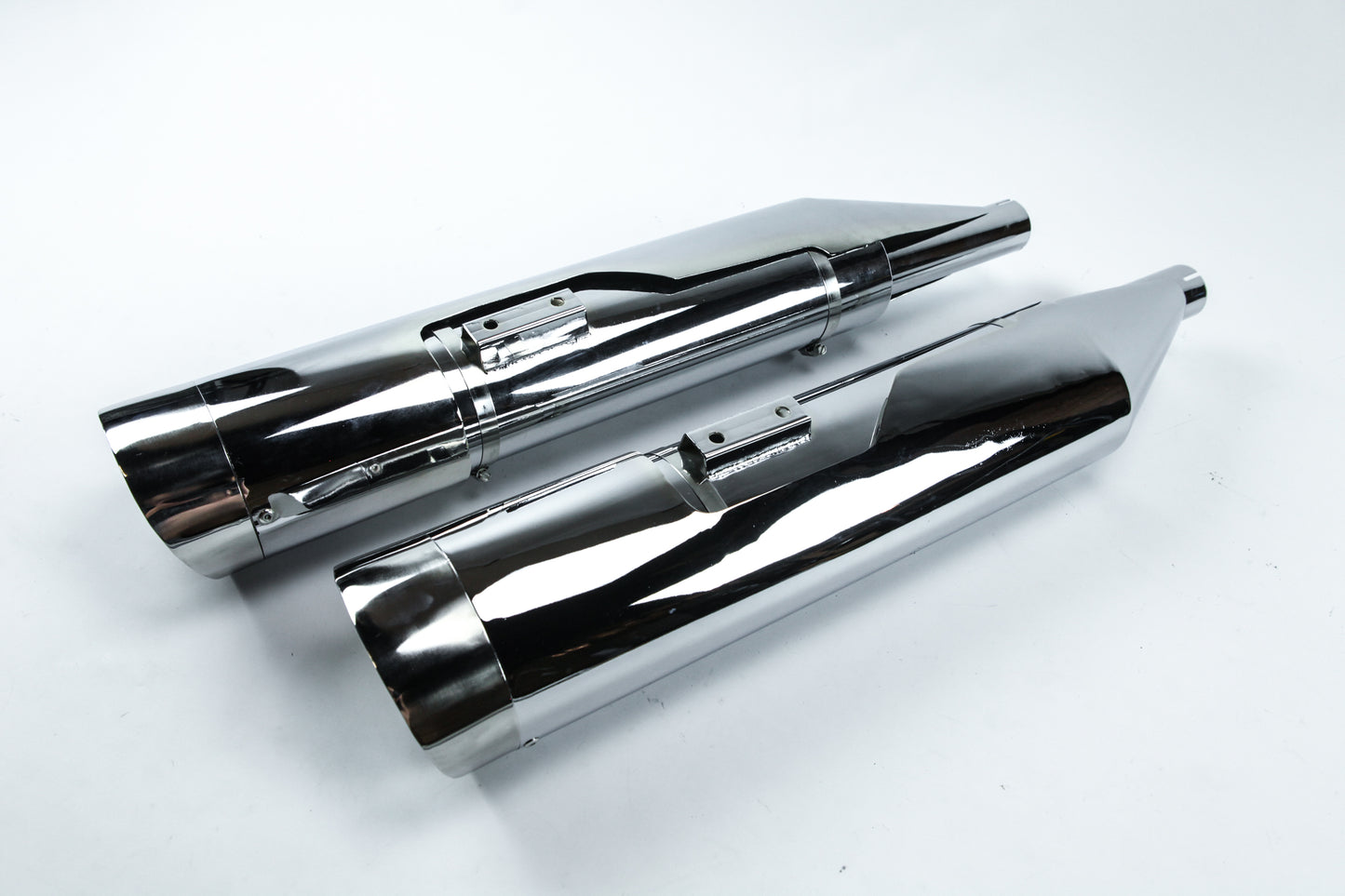 1998-2013 Monster Slip-On Mufflers Harley Davidson Oval Exhaust Pipes Touring Glide