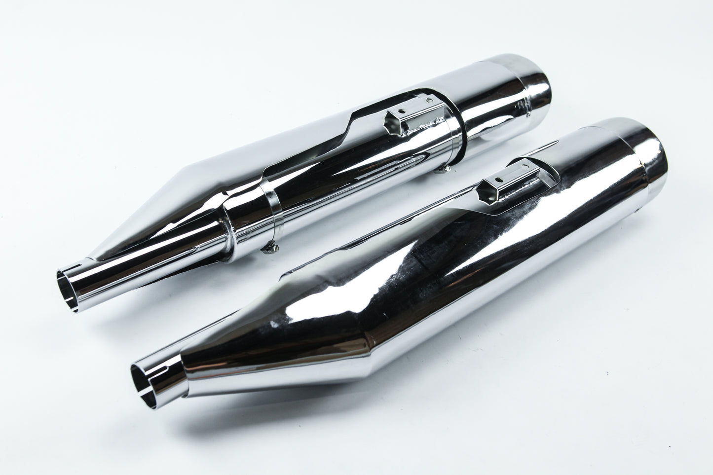 1998-2013 Monster Slip-On Mufflers Harley Davidson Oval Exhaust Pipes Touring Glide