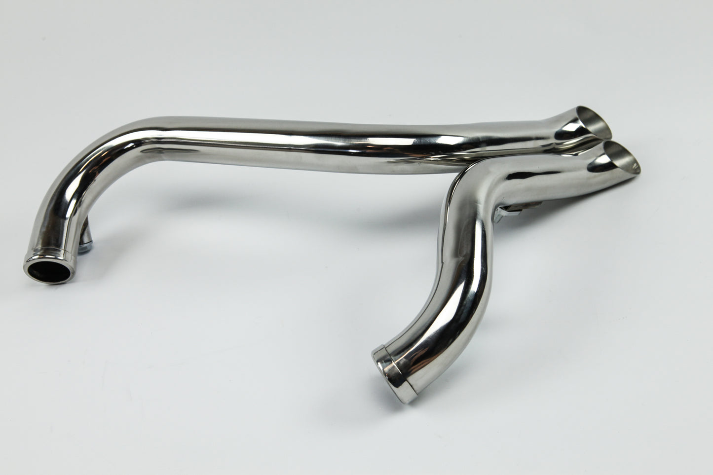 1984-2014 Harley Polished LAF 1 3/4 Drag Pipes Exhaust