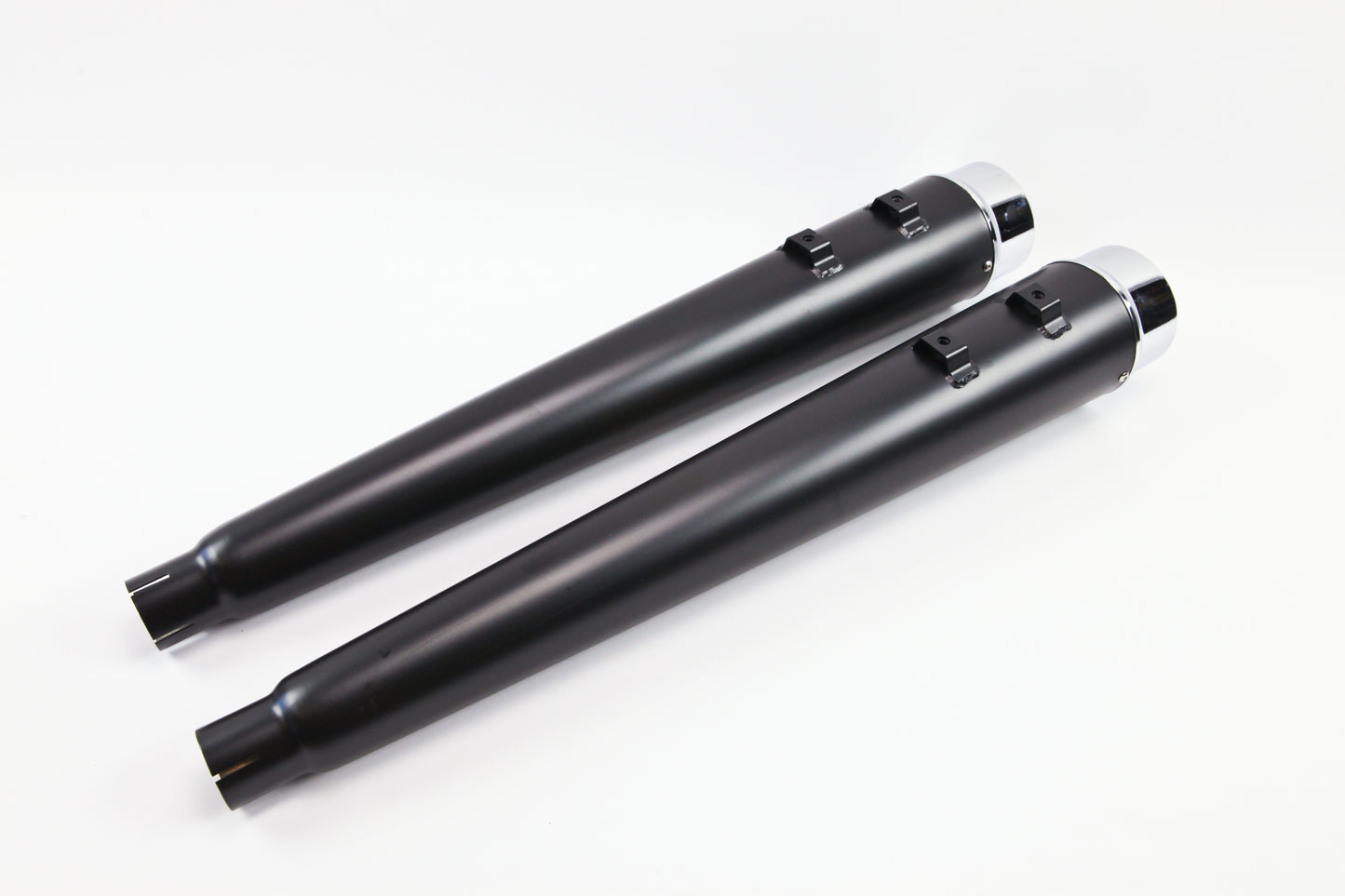 1995-2015 Harley Davidson Touring Pipes Megaphone Slip-On Mufflers Exhaust Black