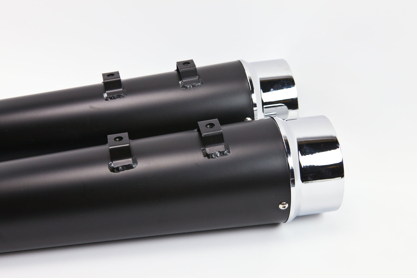 1995-2015 Harley Davidson Touring Pipes Megaphone Slip-On Mufflers Exhaust Black