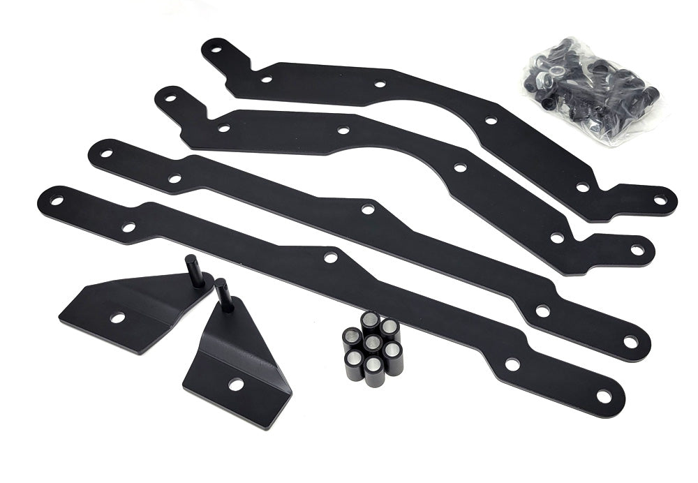 07-14 Polaris RZR 800 RZR Adjustable 3" Lift Kit Sway Bar Quick Disconnect Black