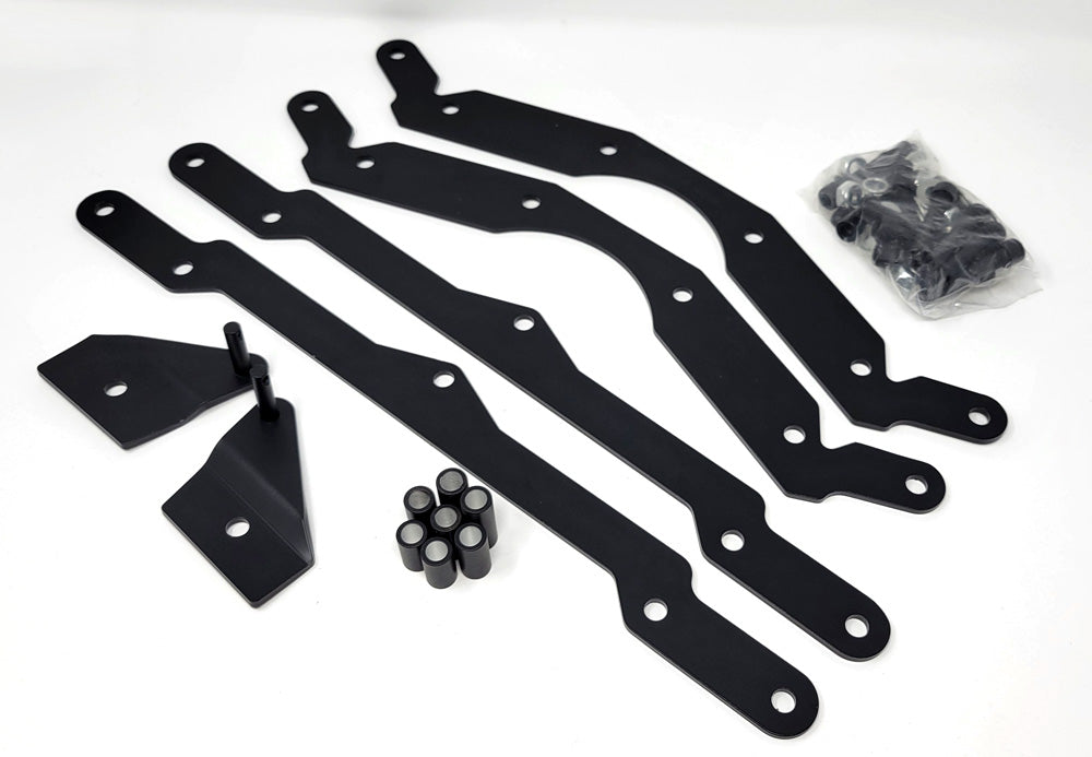 07-14 Polaris RZR 800 RZR Adjustable 3" Lift Kit Sway Bar Quick Disconnect Black