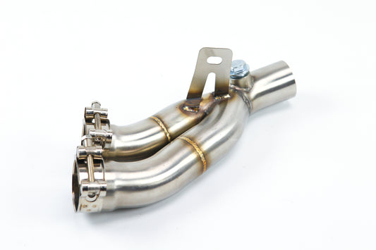 2006-2023 Yamaha YZF-R6 Y-Pipe Muffler Box Eliminator Delete Kit
