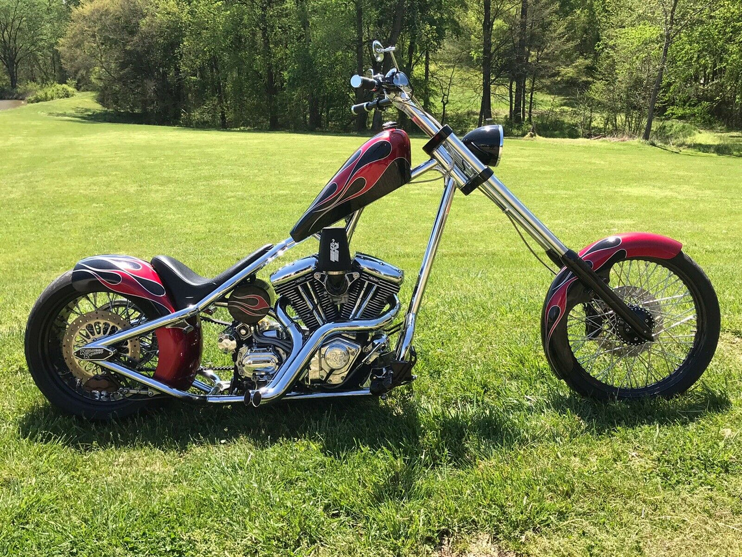 1984-2014 2.25" LAF Chrome Drag Pipes Exhaust Harley Softail Touring Dyna Sportster